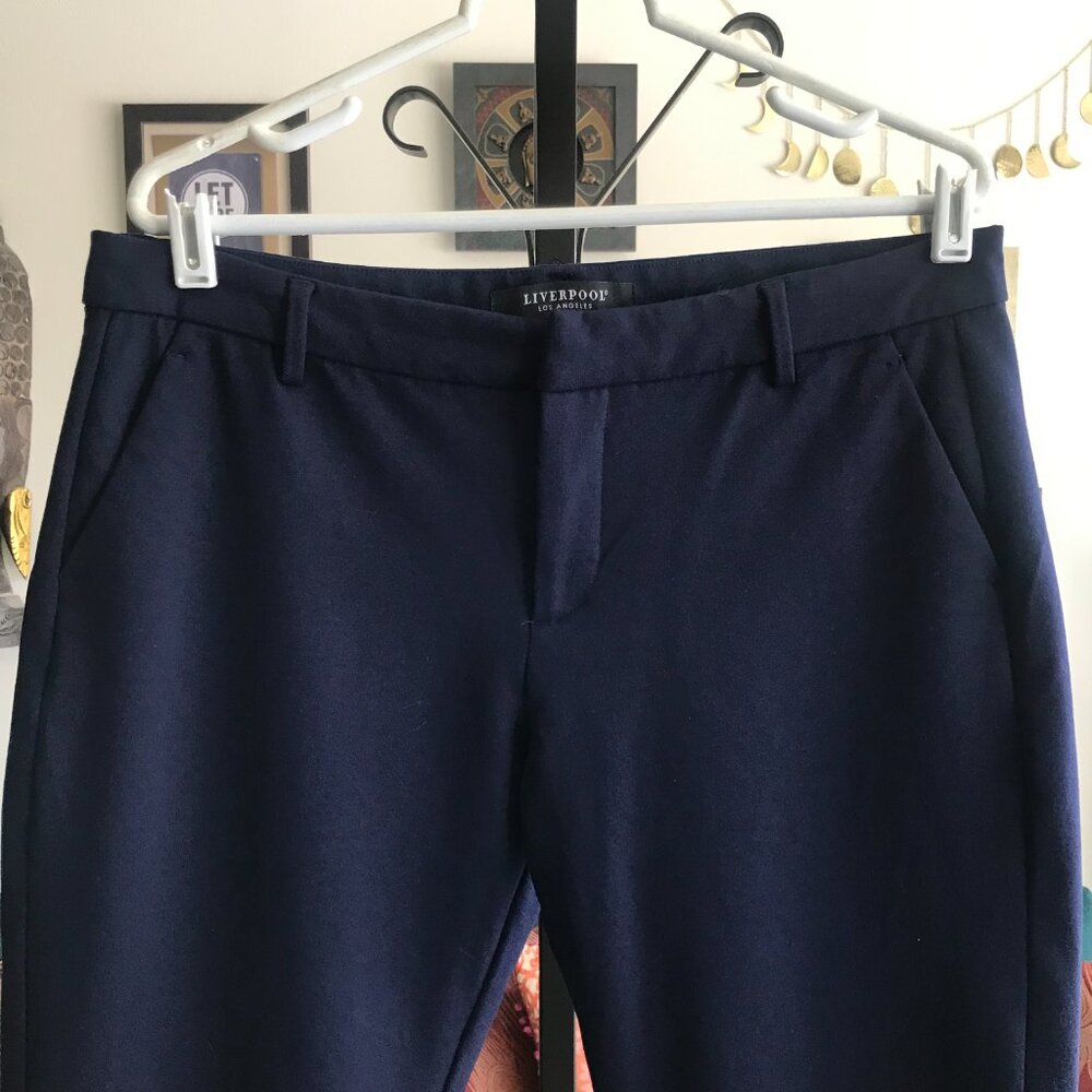LIVERPOOL size Petite 12 / 31 Kelsey Ponte Knit Trouser Super Stretch Ankle Cr - Picture 2 of 4